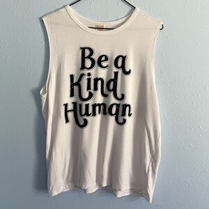 Be a Kind Human graphic tank